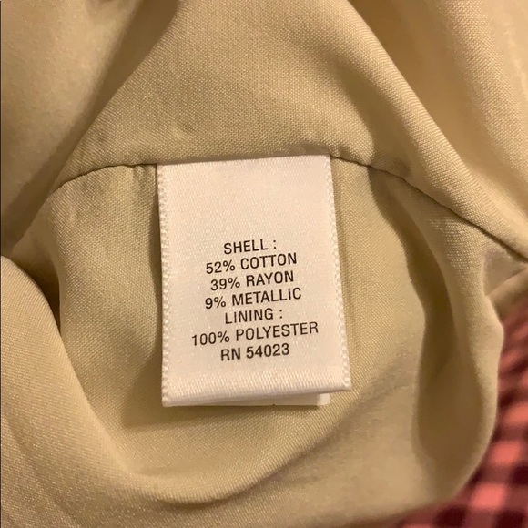 Banana republic cream and silver skirt - Picture 4 of 4